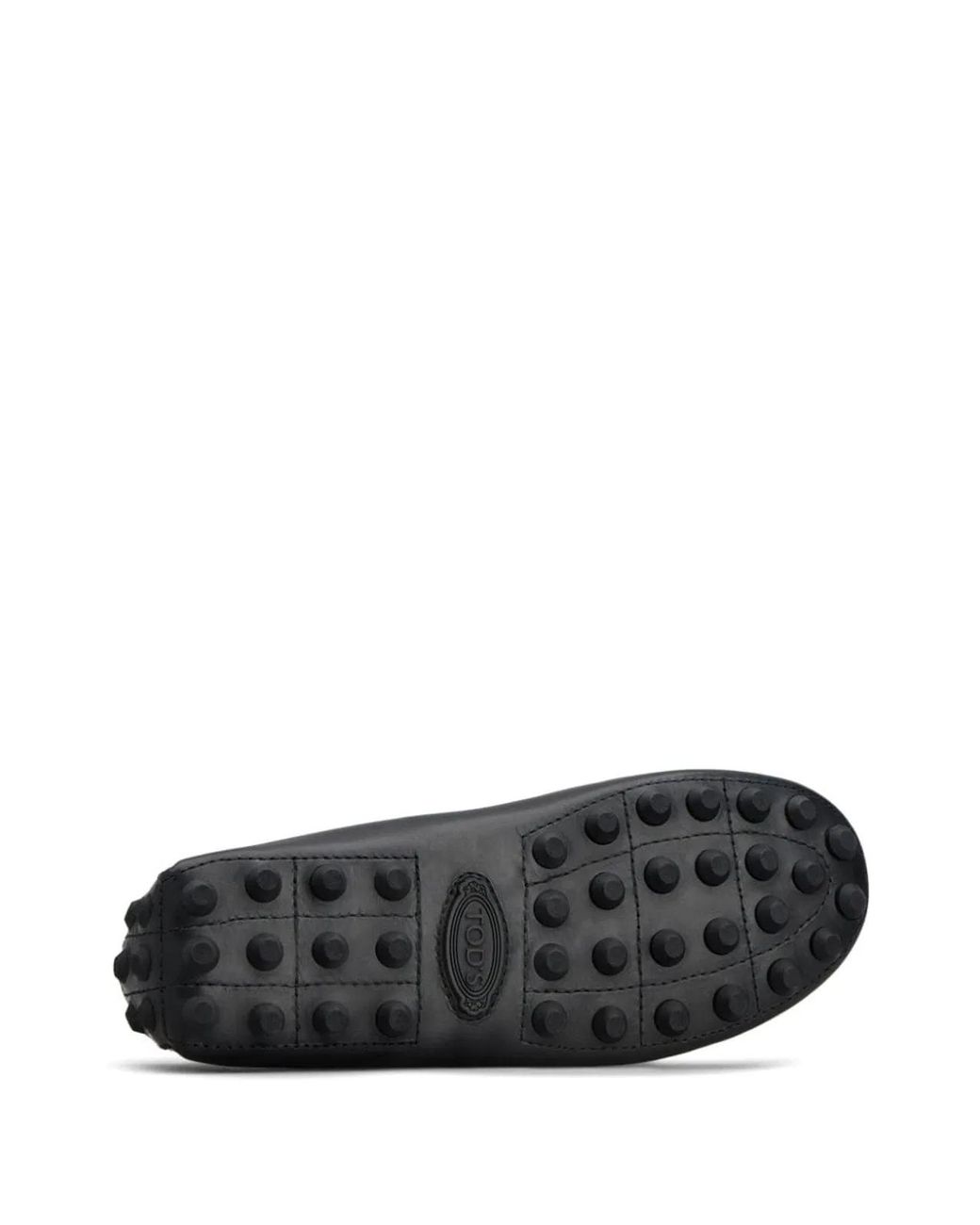Tod's Black Gommino T Timeless Leather Loafers for men