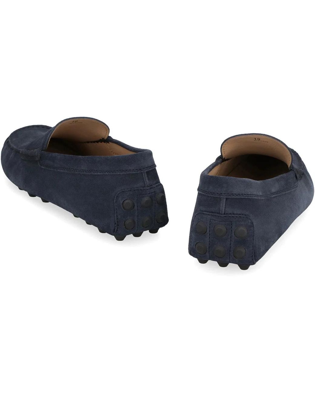 Tod's Blue Suede Moccasin Moccasin for men