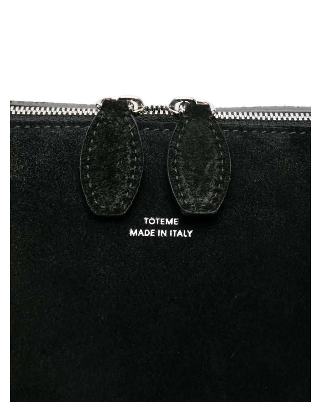 Totême Black "Suede Day" Tote Bag