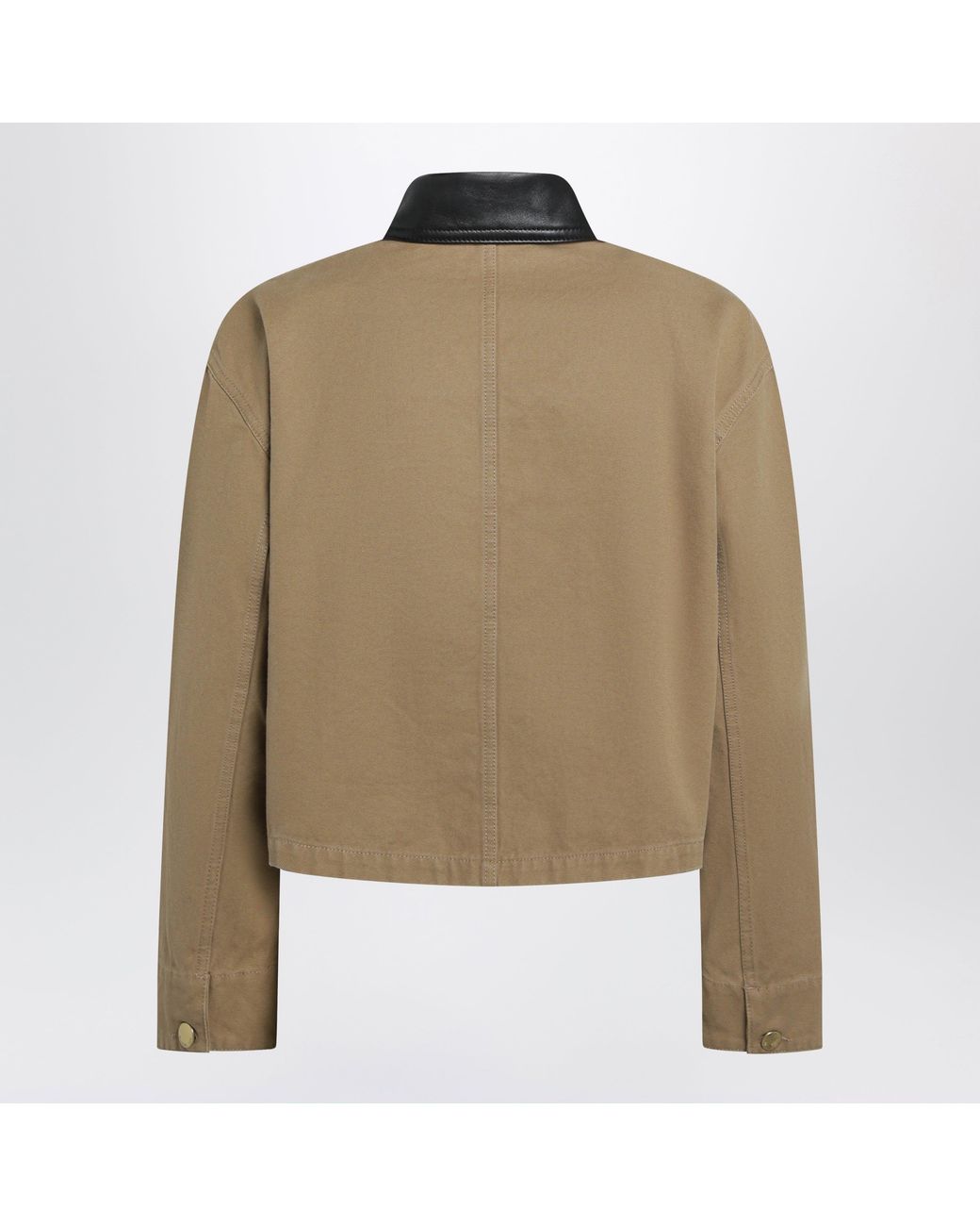 Balenciaga Green Cropped Workwear Jacket