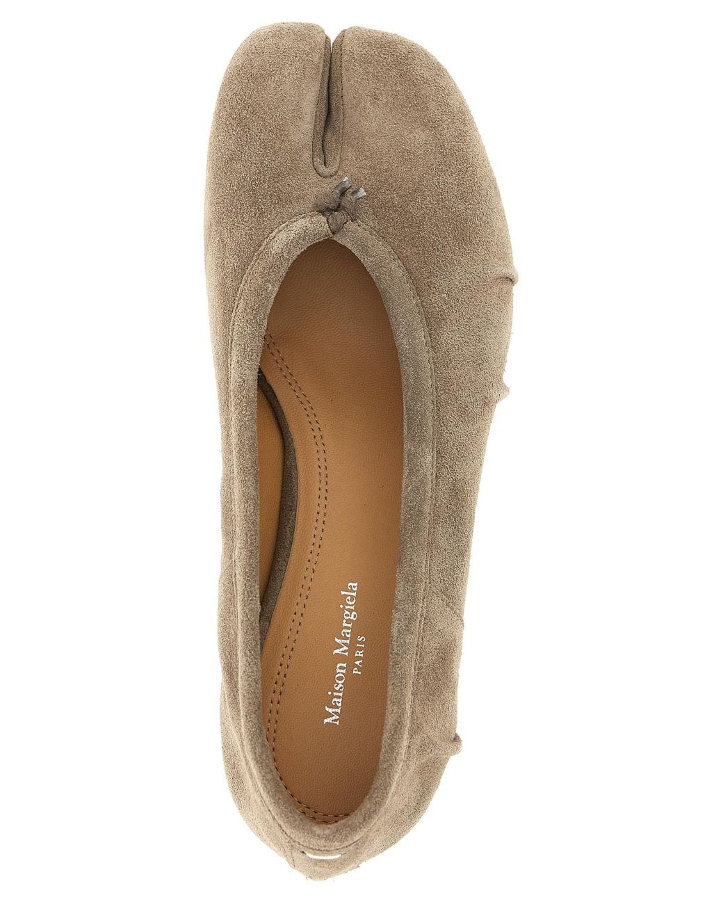 Maison Margiela Brown 'New Tabi' Ballet Flats