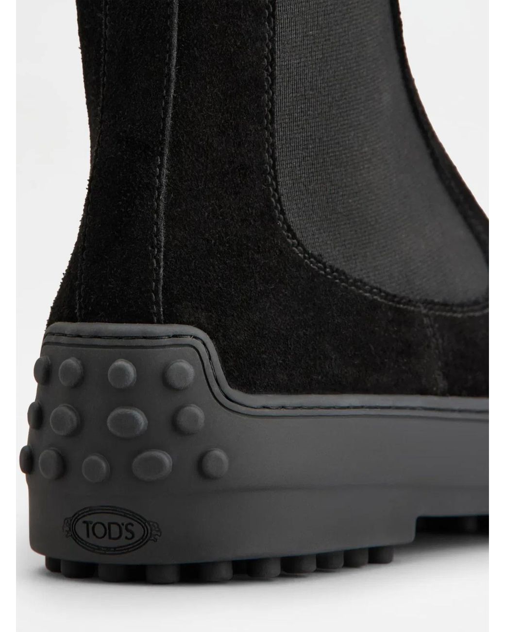 Tod's Black Winter Gommini