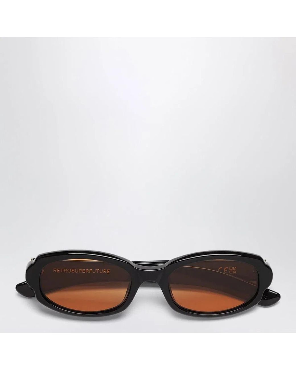Retrosuperfuture Black Esatto Refined Sunglasses for men