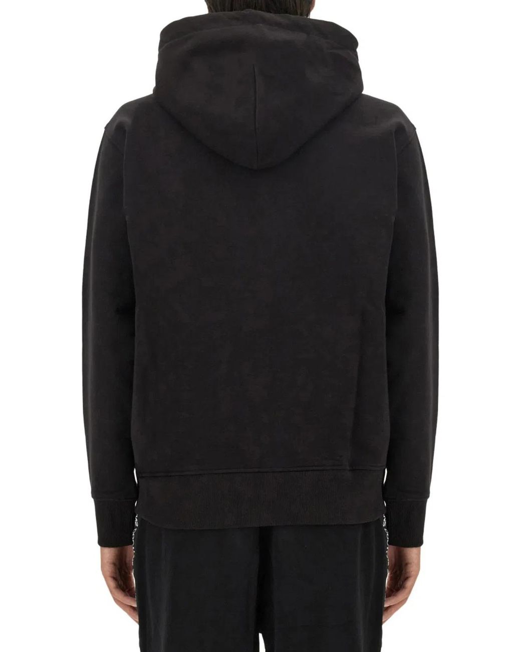 Versace Jeans Couture Black Sweatshirt With Logo for men