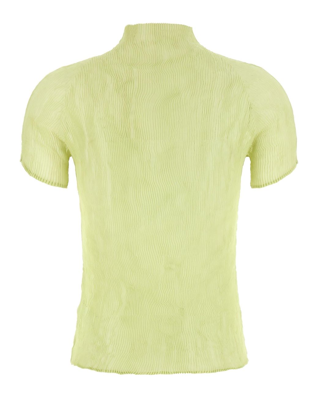 Issey Miyake Yellow 'Chiffon Twist 1' Top