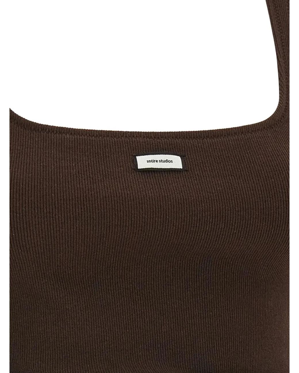 Entire studios Brown "Lounge" Tank