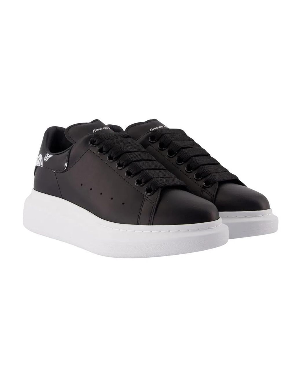McQueen Black Oversized Sneakers