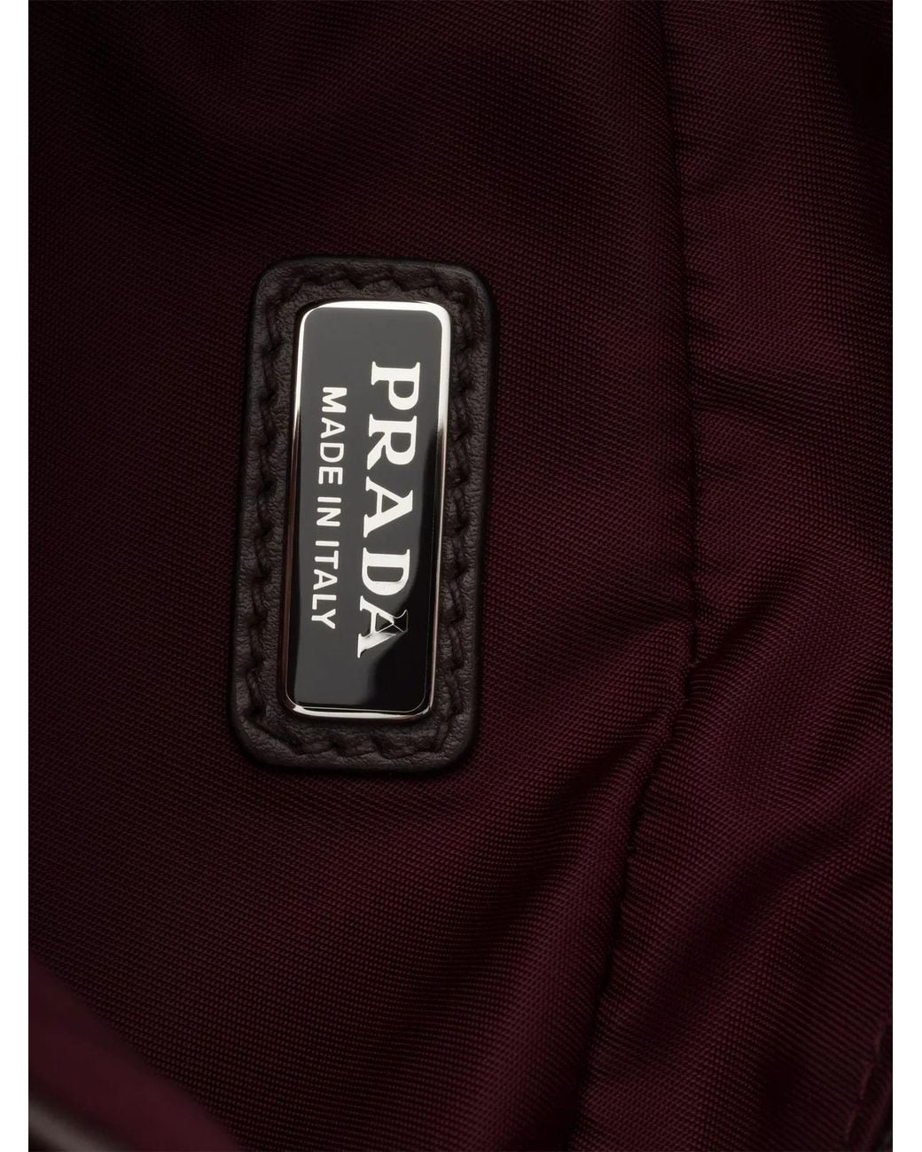 Prada Purple Speedrock Re-Nylon Pouch for men