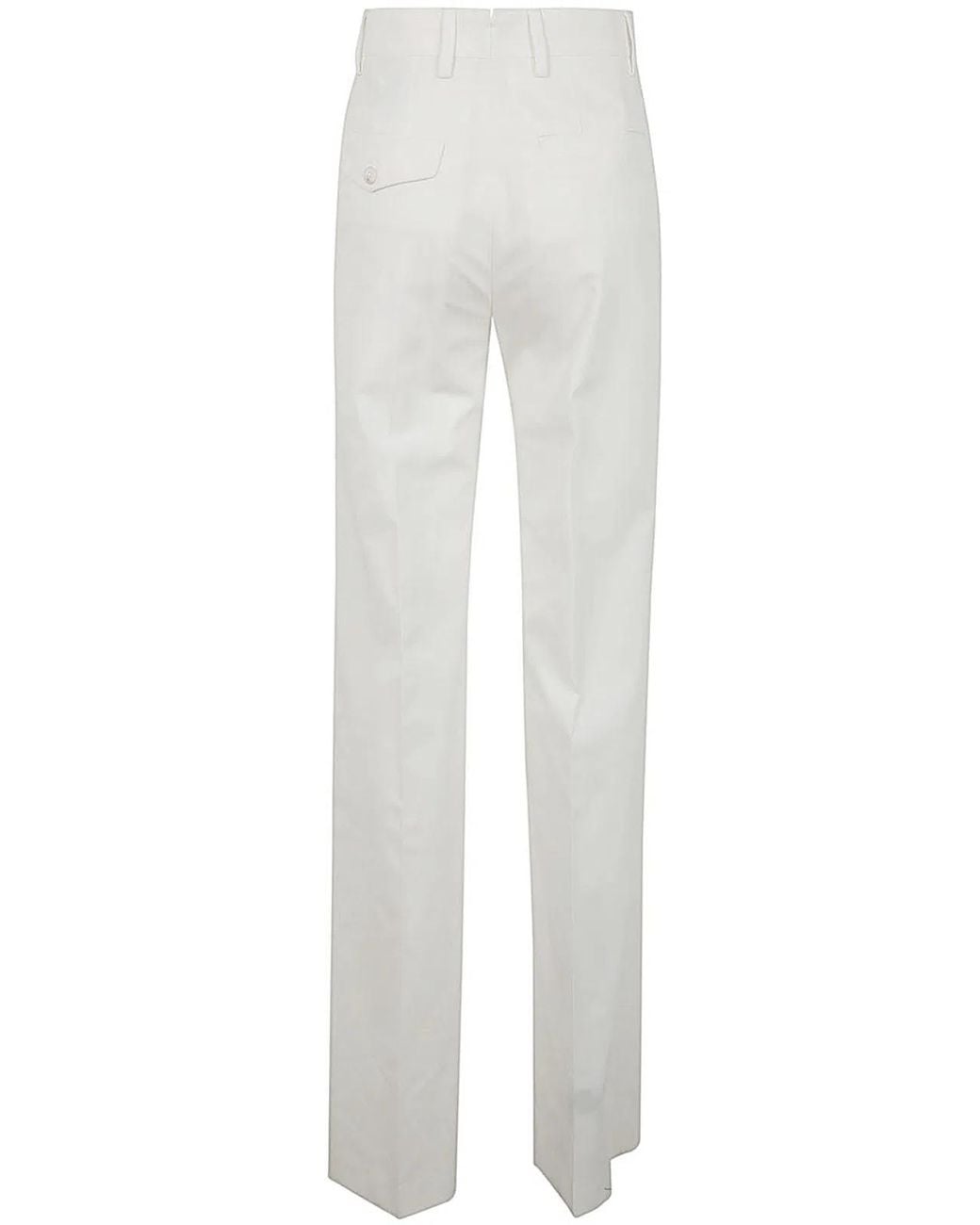 Ann Demeulemeester White Maaike Flared Leg Comfort Trousers