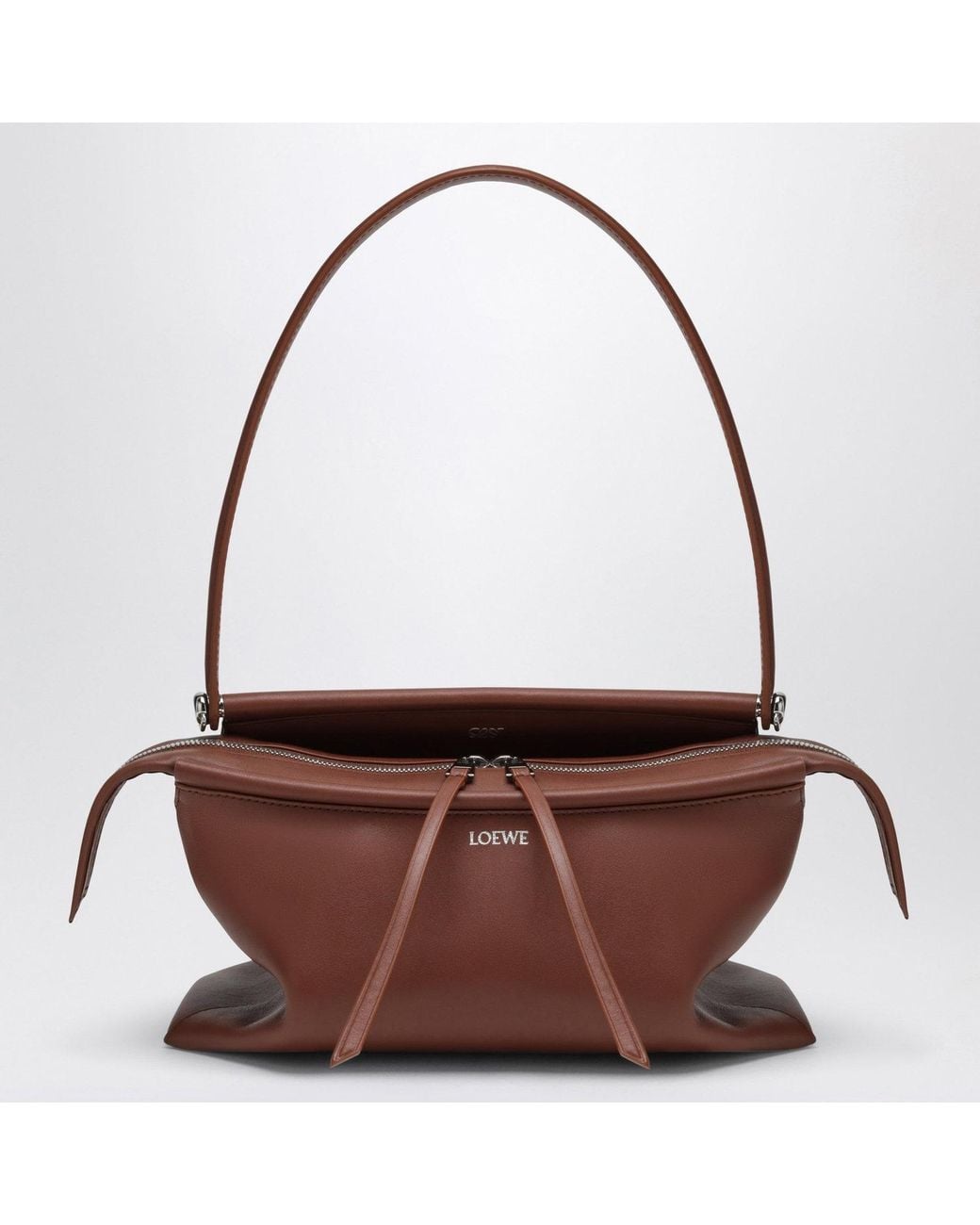 Loewe Brown Whisker Small Cognac Calfskin Bag