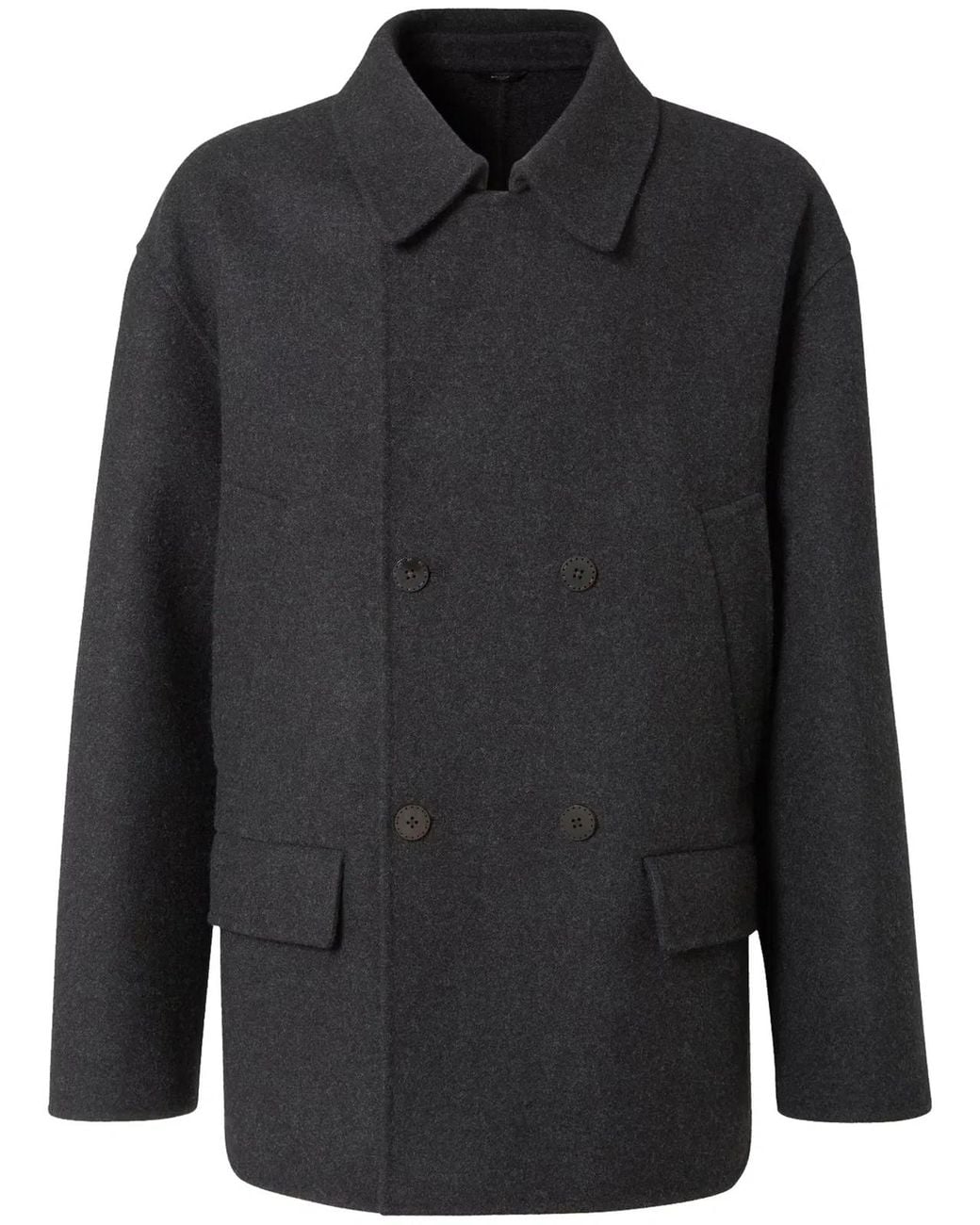 Fendi Black Doublebreasted Caban for men