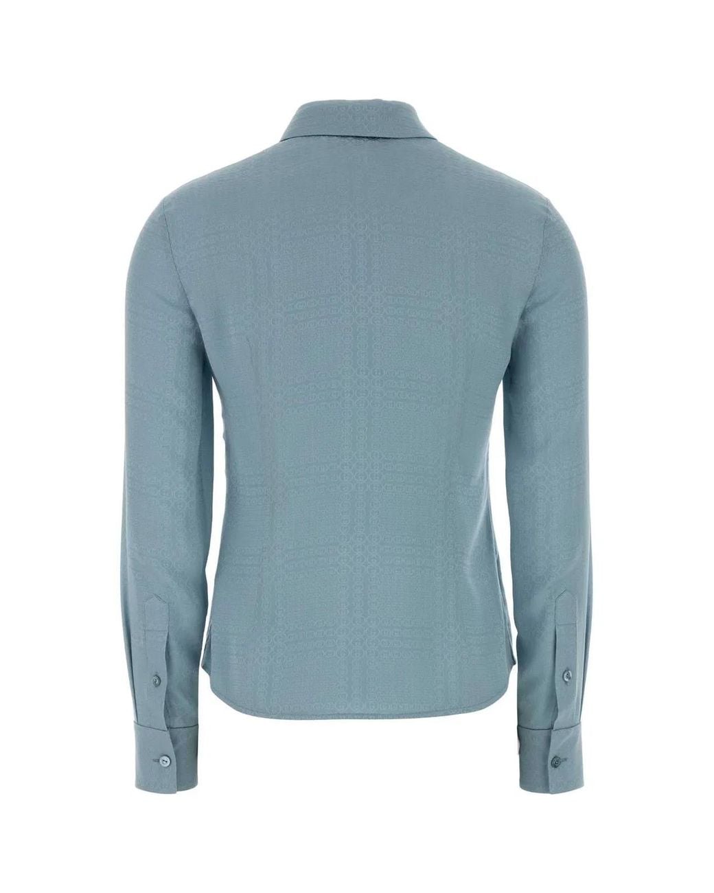 Gucci Blue Light- Silk Shirt