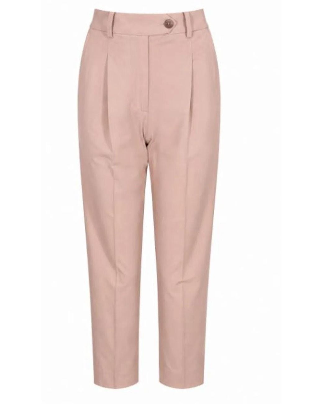 Circolo 1901 Pink Cotton Trousers