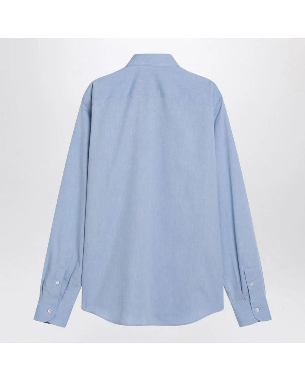 Valentino Garavani Blue Powder Oxford Shirt for men