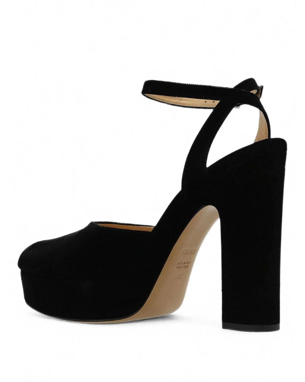 Fendi Black Sandali After 9"