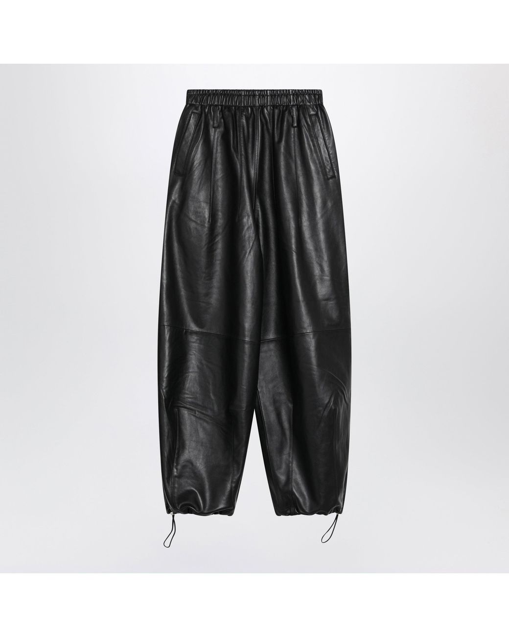 Frankie Shop Black Oakdale Leather Trousers