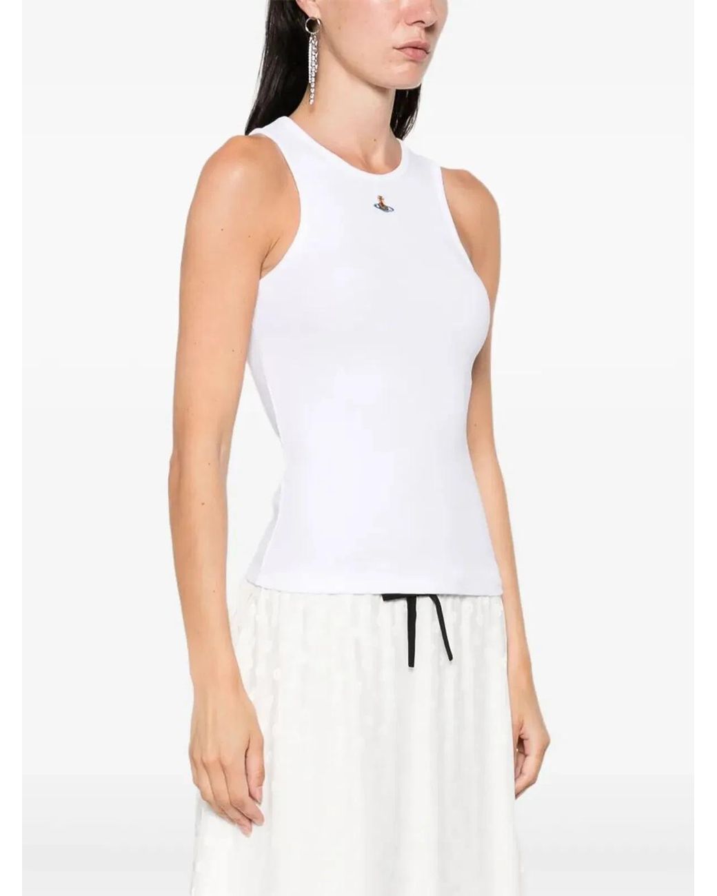 Vivienne Westwood Black Top Con Logo