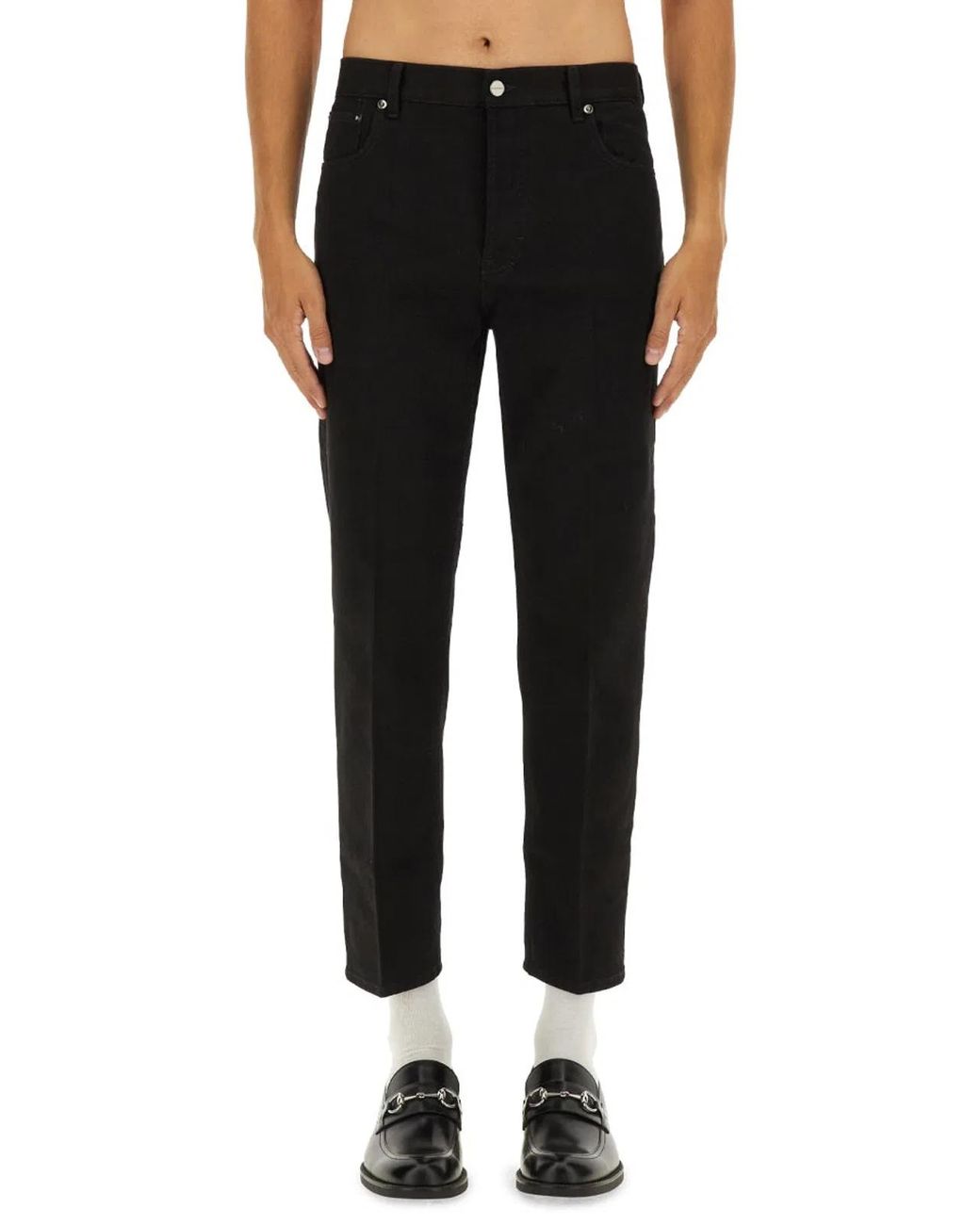 Gucci Black Slim Fit Pants for men