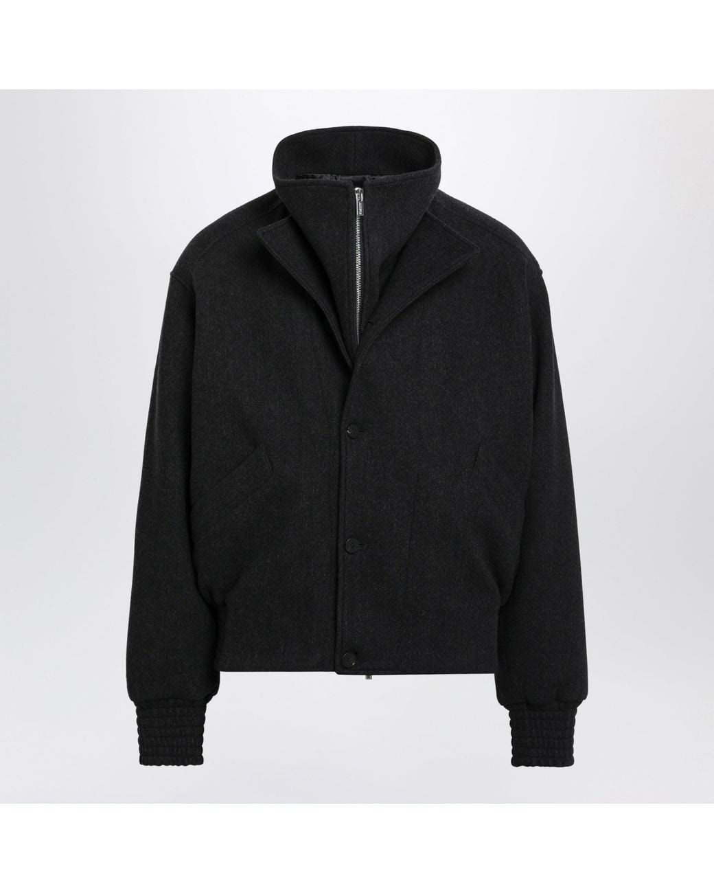 Jacquemus Black Dark Bomber Jacket for men