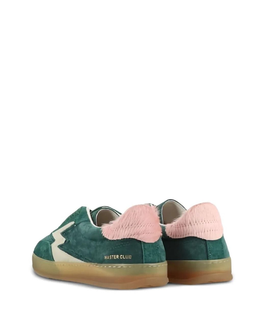 Moa Concept Green Suede Lace-Up Sneakers