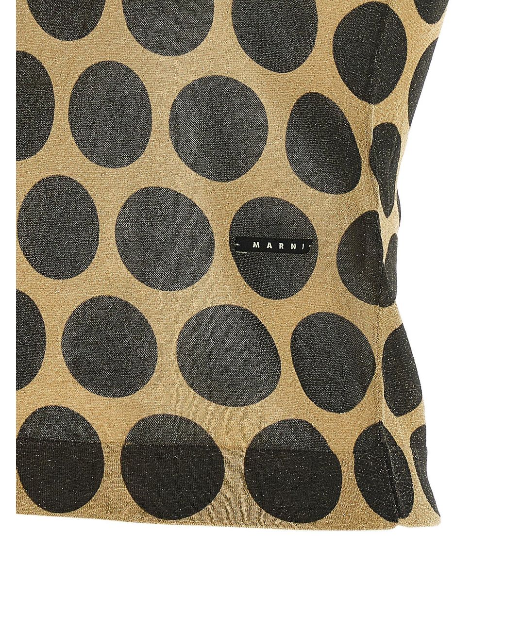 Marni Green Polka Dot Sweater