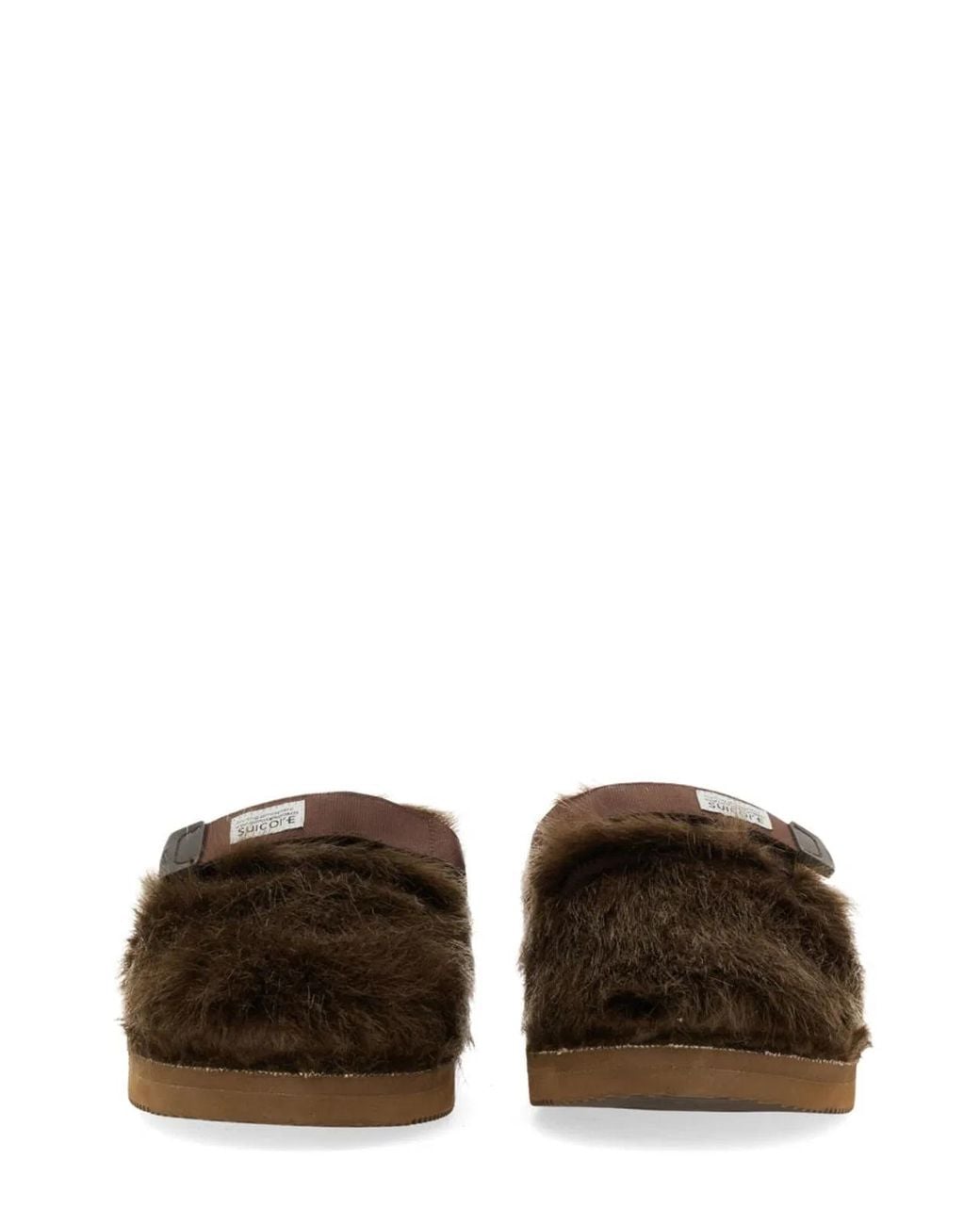 Suicoke Brown Solid Sandals for men