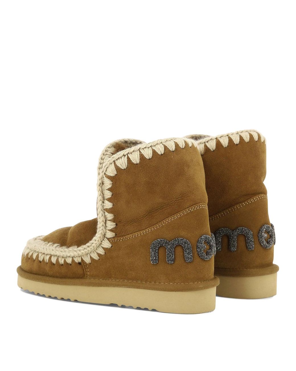 Mou Brown "Eskimo 18 Glitter Logo" Ankle Boots for men