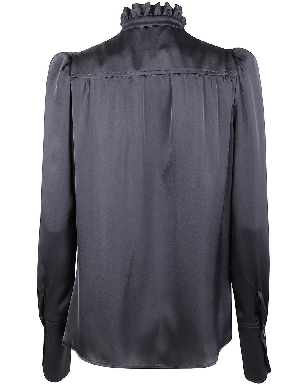 DR. HOPE Blue Ruffled Shirt