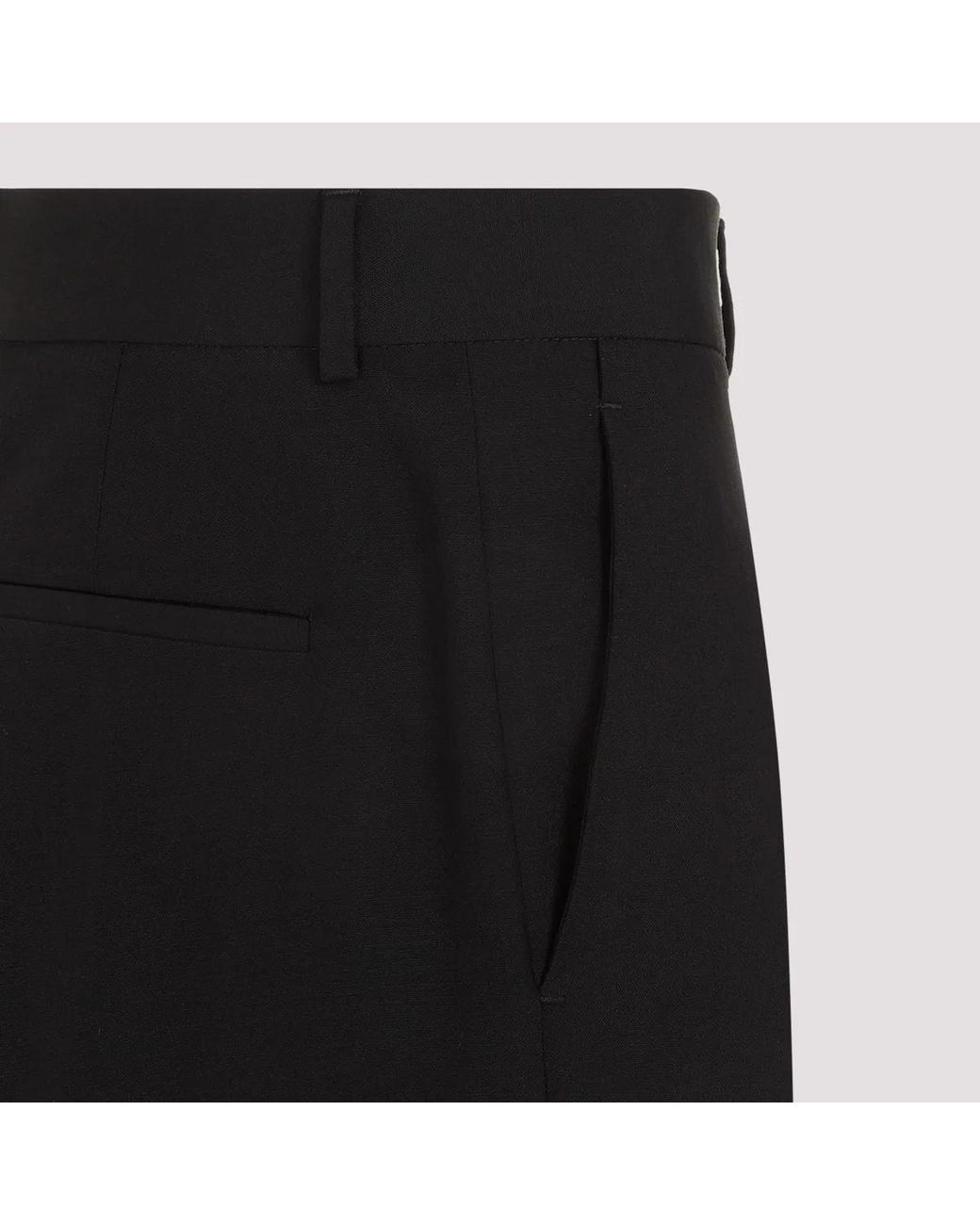 Valentino Garavani Black Pantalone for men