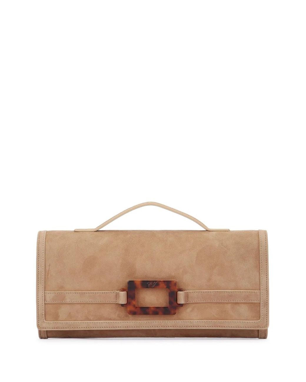 Roger Vivier Brown Belle Vivier Clutch