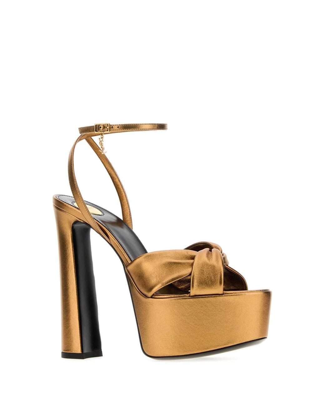 Saint Laurent Metallic Franciane 85Mm Pumps