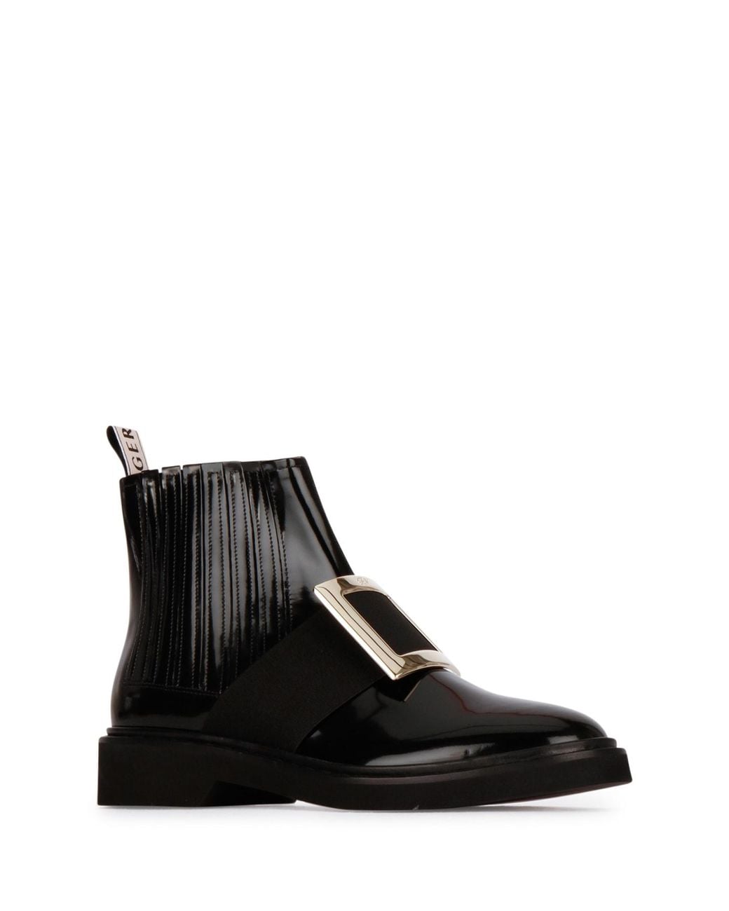 Roger Vivier Black Viv Rangers Met Buc Chels Bootie 25