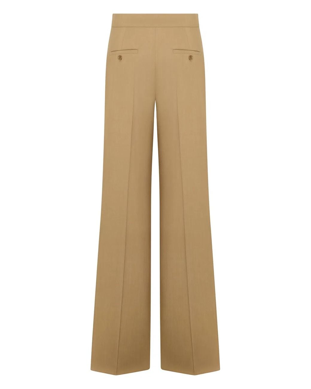 Max Mara Natural Bell-Bottoms