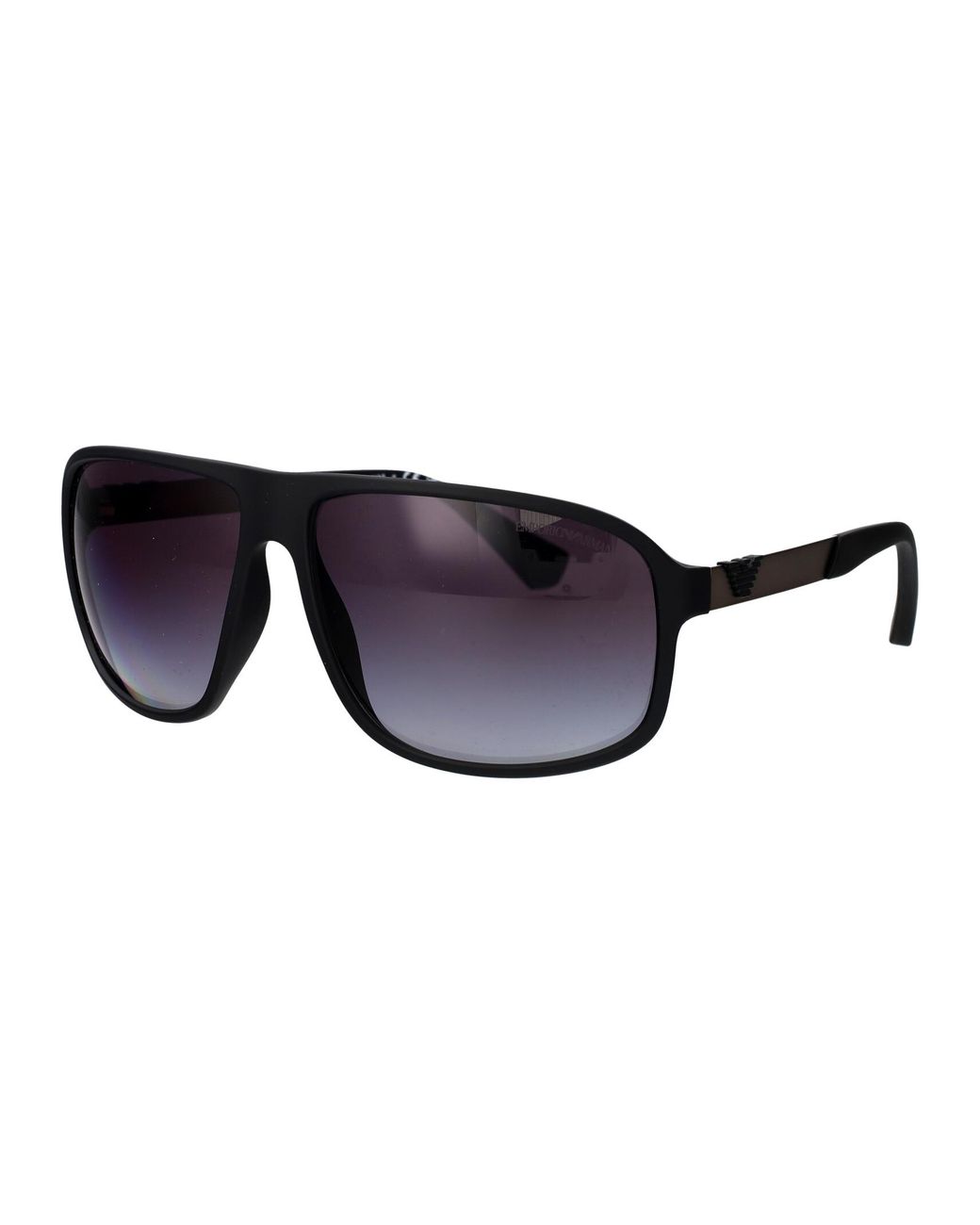 Emporio Armani Blue Rubber Injected Sunglasses for men