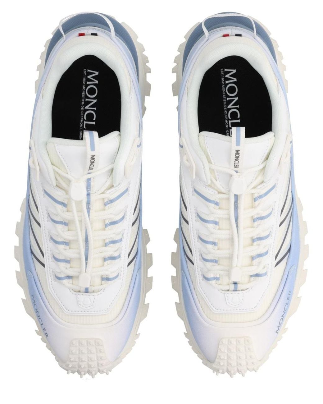 Moncler Blue Trailgrip Sneakers/Light With Vibram Megagrip Sole for men