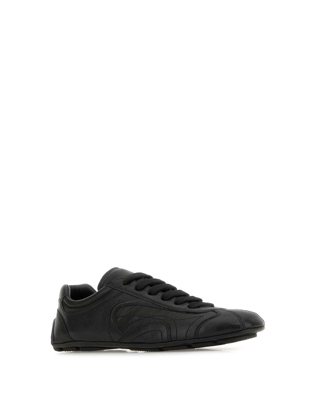 Prada Black Nappa Leather Montecarlo Re-Edition 2005 Sneakers