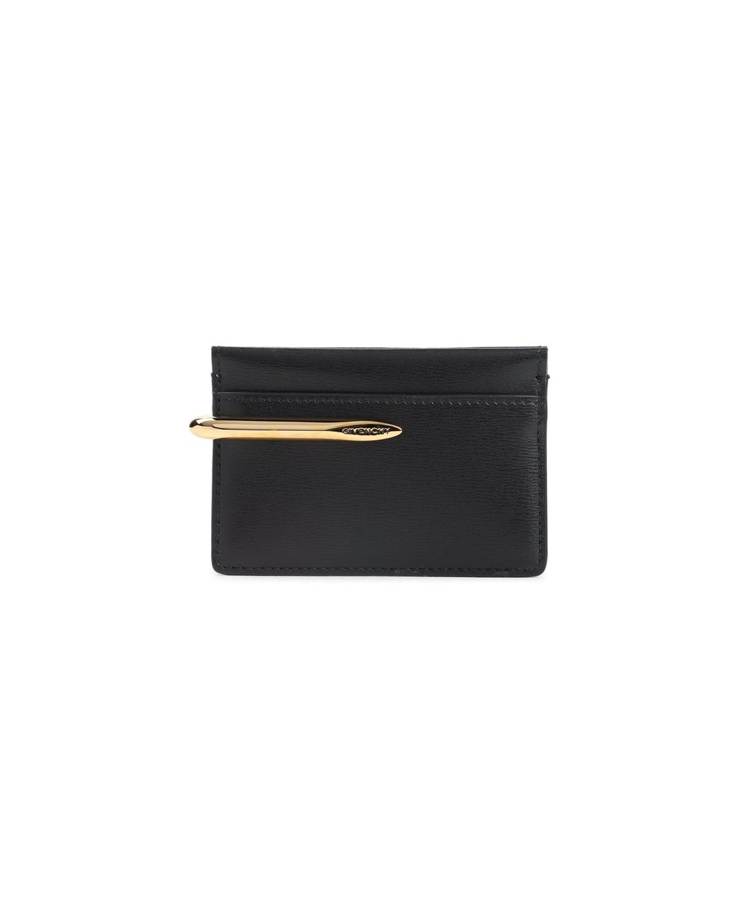 Givenchy Black Pinch Calf Leather Credit Card Case