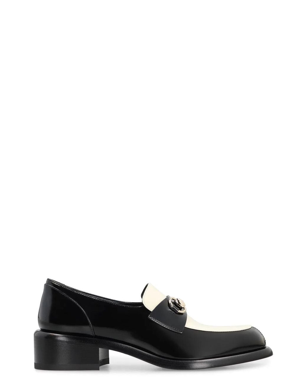 Gucci Black Patent Leather Moccasins