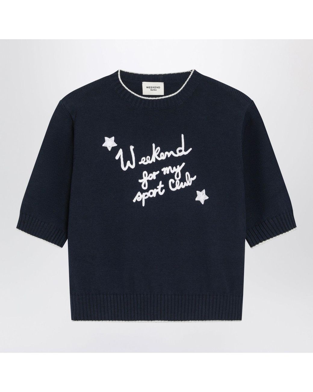 Weekend by Maxmara Blue Boxy Denim Cotton Shirt