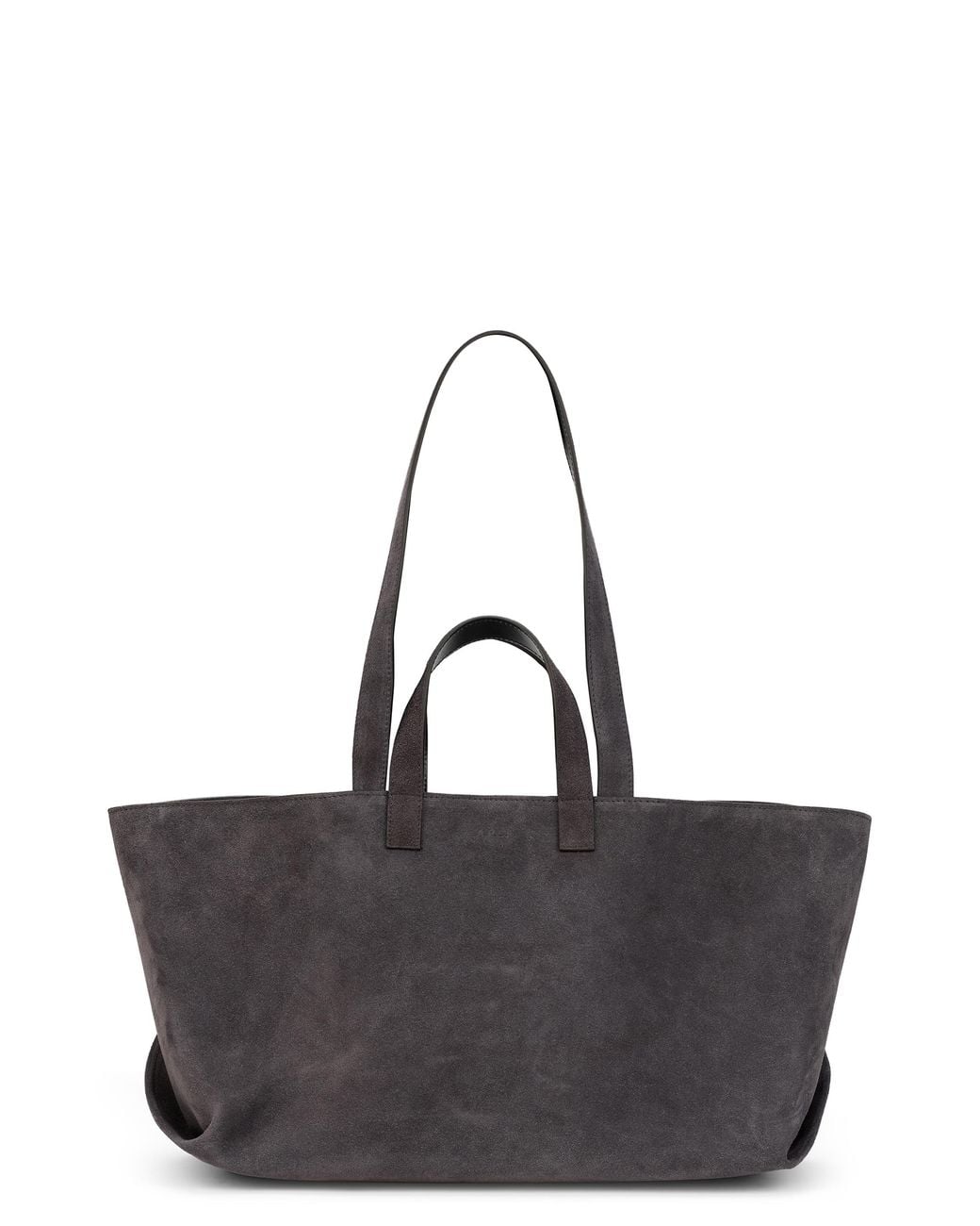 A.P.C. Black Suede Tote Bag
