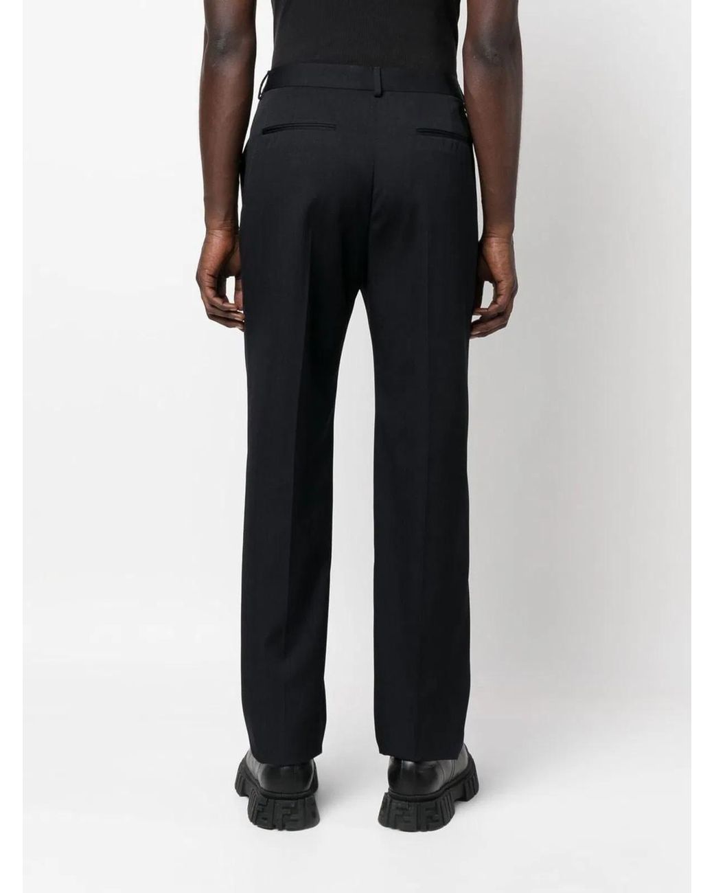 Valentino Blue Vrbi608Hu Pantalon for men