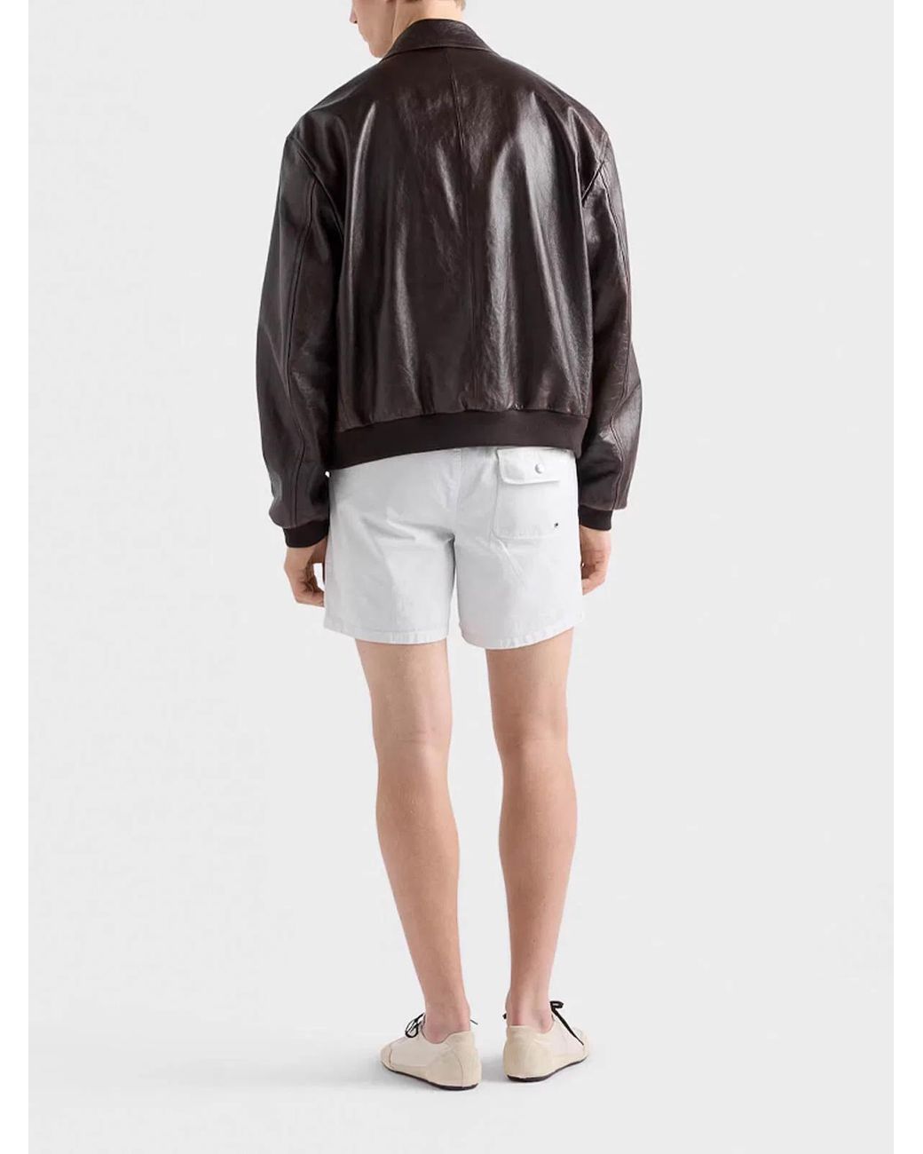 Prada Black Leather Jacket for men