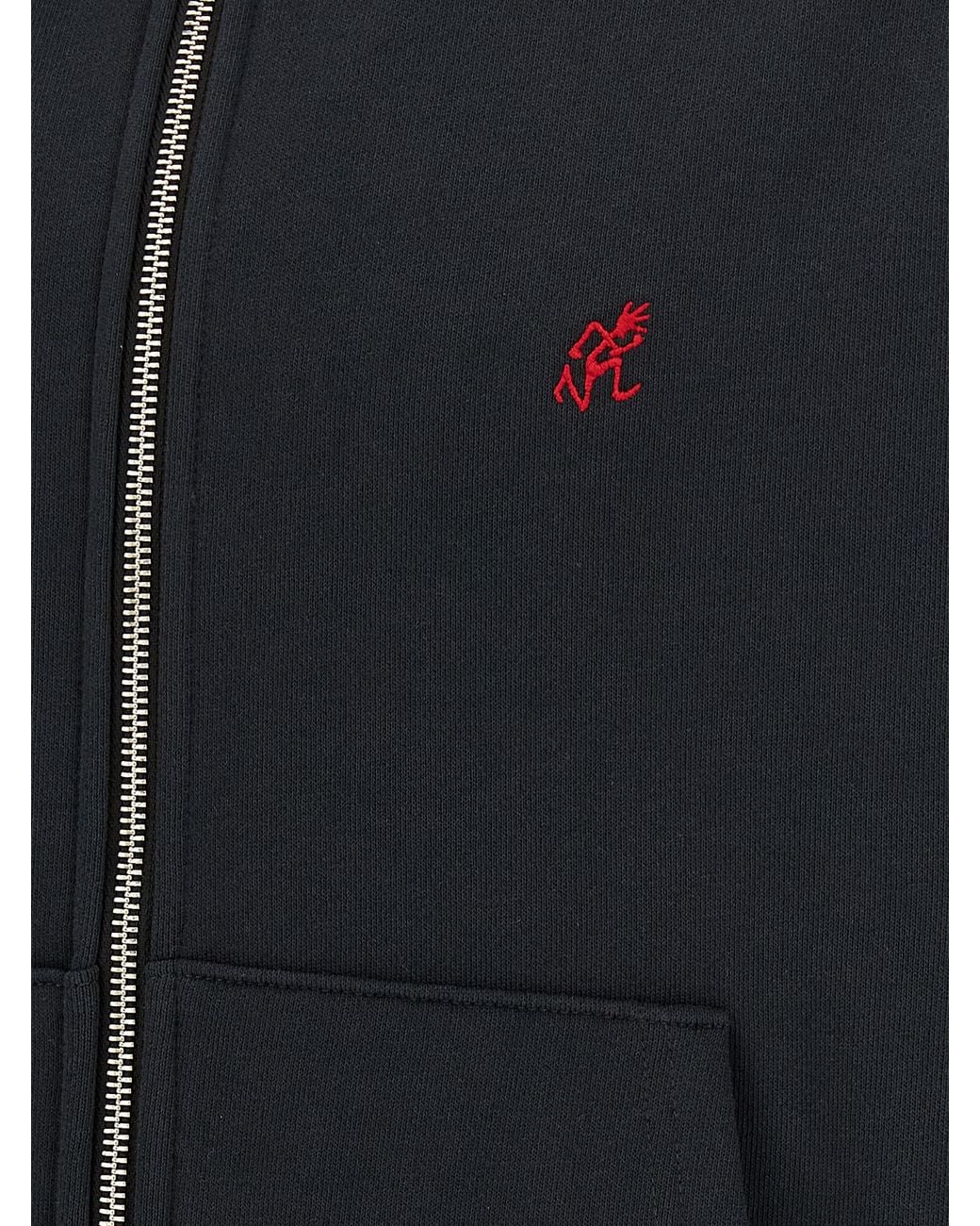 Gramicci Blue 'One Point' Hoodie for men