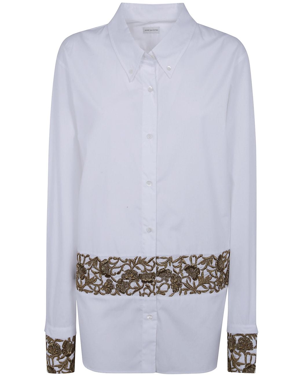 Dries Van Noten White "Cheers" Shirt
