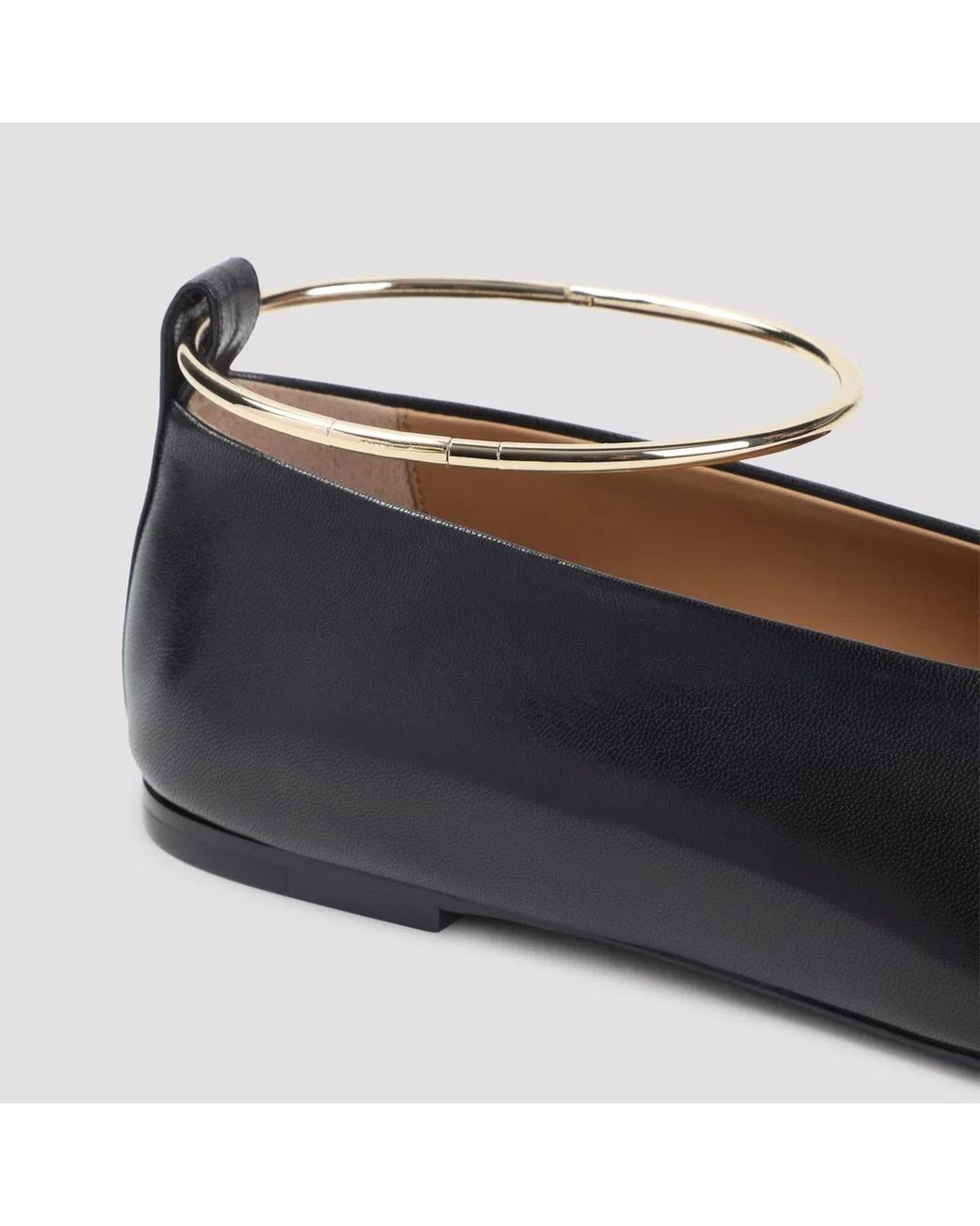 Jil Sander Black Chocolate Ring Ballerina
