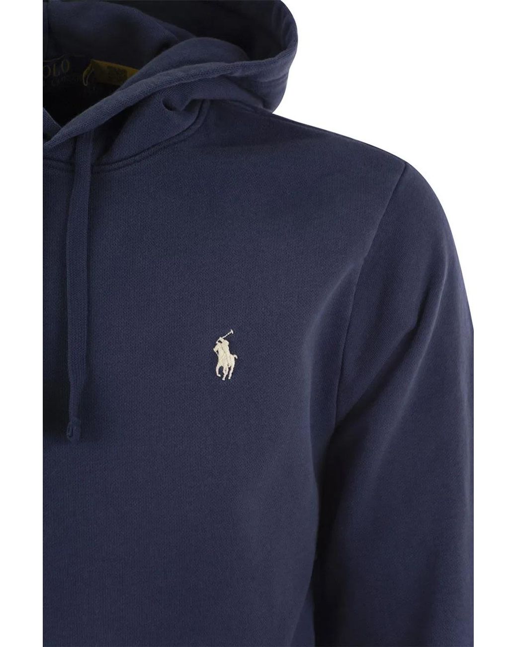 Polo Ralph Lauren Blue Hooded Sweatshirt Rl for men