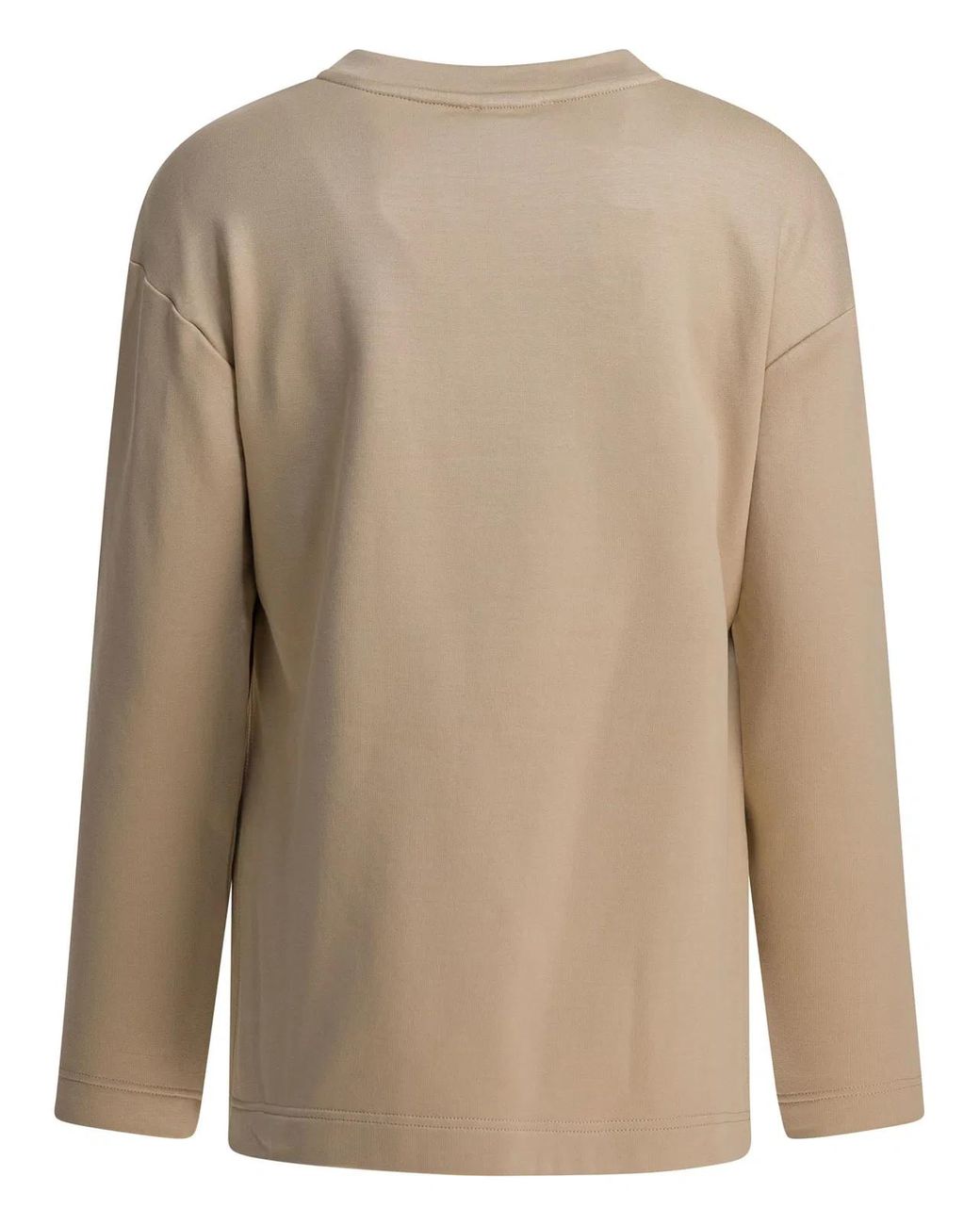 Max Mara Natural Silk And Cotton Sweatshirt