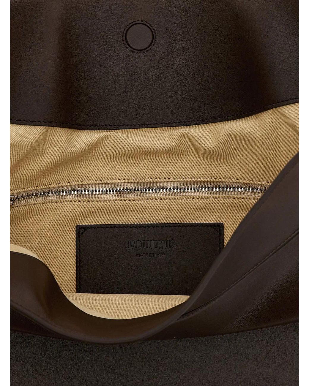 Jacquemus Brown 'Le Sac Ovalo' Shoulder Bag