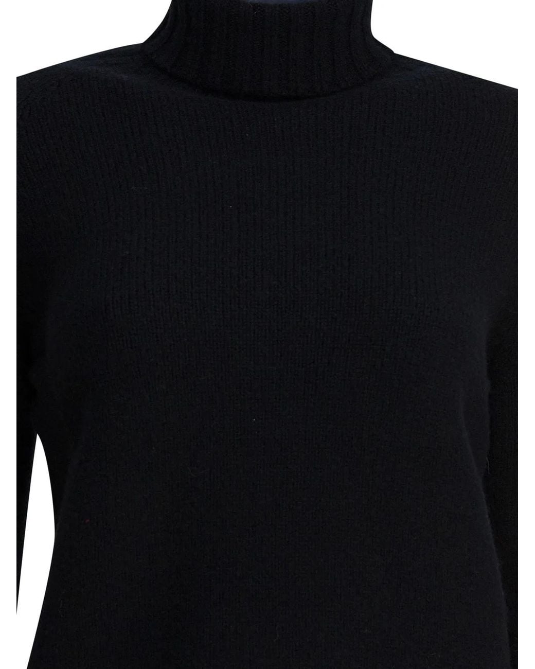 Drumohr Black Cashmere Knitwear