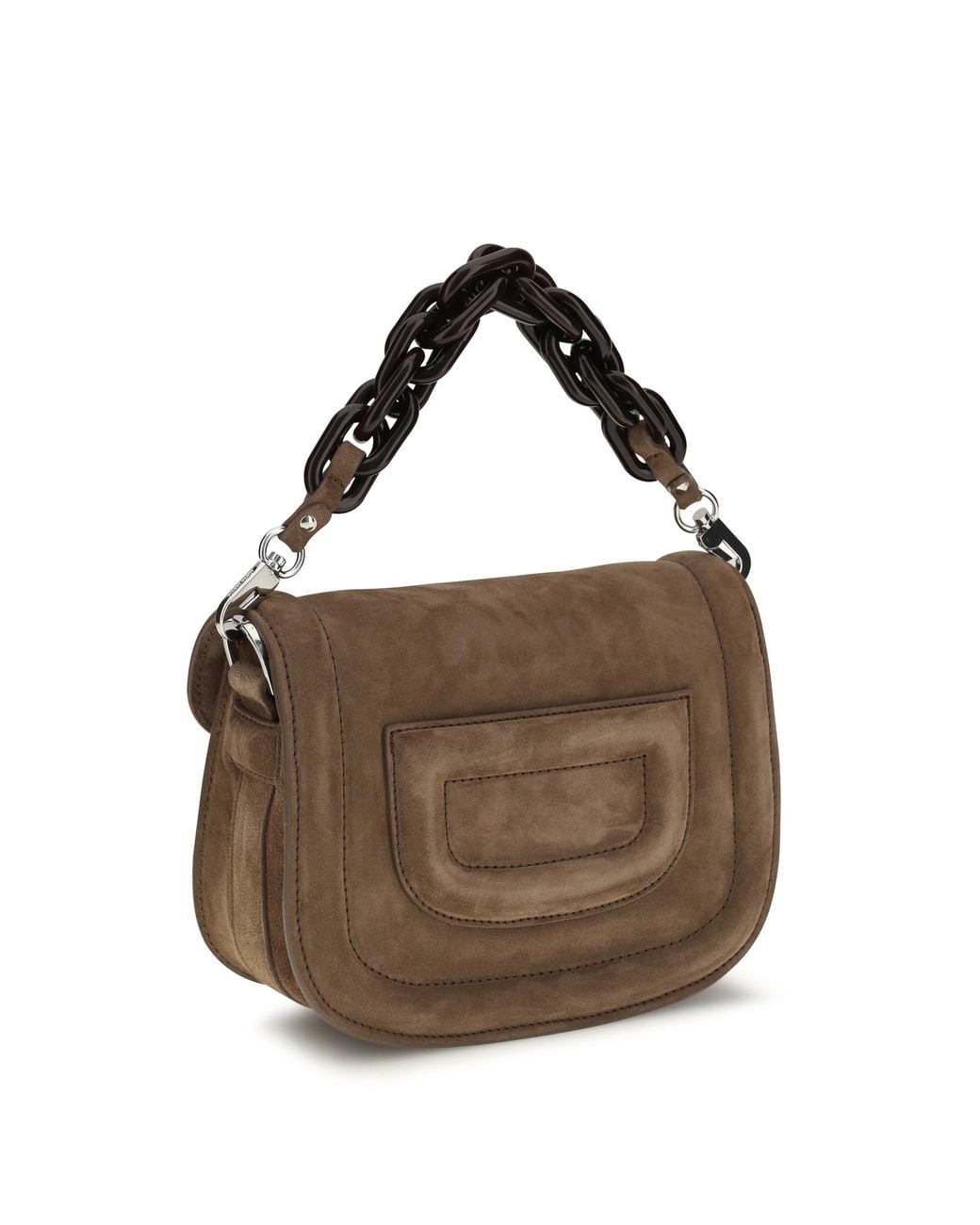 Pierre Hardy Brown Alphaville Shoulder Bag Goatskin/Hircus Goatskin